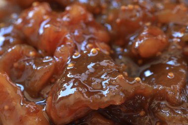 Ev yapımı lezzetli doğal incir reçeli.