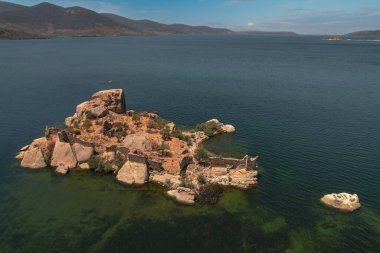 İHA ile Bafa Gölü fotoğrafları.