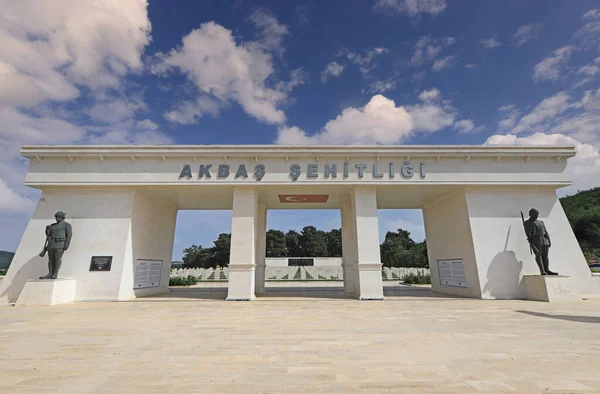 Canakkale Turquie Juillet 2021 Monument Des Soldats Turcs Cimetière Des — Photo