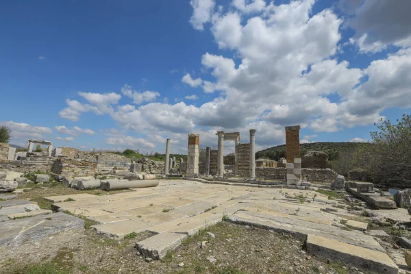 Celsius Biblioteket Oldtidsbyen Efes Mest Besøkte Oldtidsbyen Tyrkia Selcuk Izmir – stockfoto
