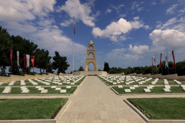 Çanakkale, Türkiye / 26 Mayıs 2019 / Bu şehitlik, Çanakkale Savaşı 'nda binlerce şehit ve yaralanan 57. Alay anısına inşa edildi.