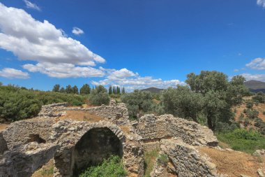Türkiye - Mugla - Milas 02.Haziran 2021 Bein Kalesi (Orta Çağ İtalyan belgesinde adı Pezona, İbn Battuta 'da Berin, Osmanlı kaynaklarında Mentee ve Pein.