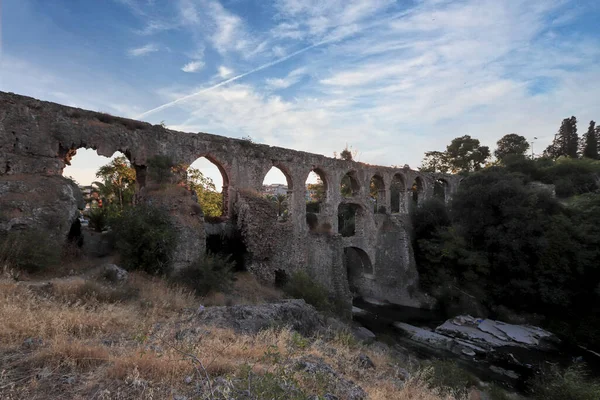Turkey Historical Kizilcullu Aqueducts Izmir Buca District — Stock Photo, Image