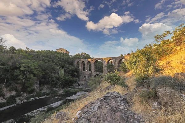 Turkiet Historiska Kizilcullu Akvedukter Izmirs Buca Distrikt — Stockfoto