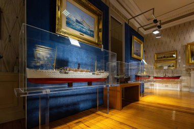 Bornova, Türkiye - 07 Ocak 2025: Arkas Denizcilik Tarihi Merkezi İzmir 'de