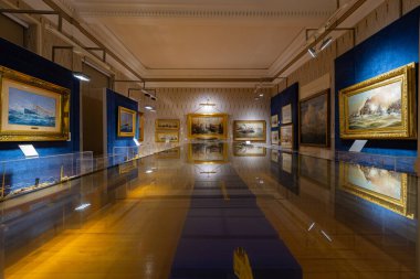 Bornova, Türkiye - 07 Ocak 2025: Arkas Denizcilik Tarihi Merkezi İzmir 'de