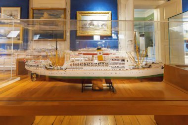 Bornova, Türkiye - 07 Ocak 2025: Arkas Denizcilik Tarihi Merkezi İzmir 'de