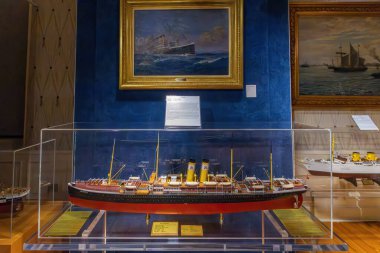 Bornova, Türkiye - 07 Ocak 2025: Arkas Denizcilik Tarihi Merkezi İzmir 'de