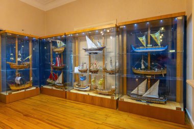 Bornova, Türkiye - 07 Ocak 2025: Arkas Denizcilik Tarihi Merkezi İzmir 'de