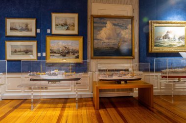 Bornova, Türkiye - 07 Ocak 2025: Arkas Denizcilik Tarihi Merkezi İzmir 'de