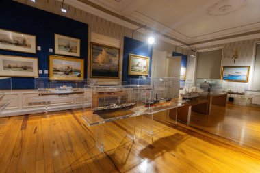 Bornova, Türkiye - 07 Ocak 2025: Arkas Denizcilik Tarihi Merkezi İzmir 'de