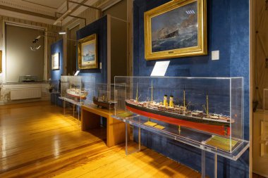 Bornova, Türkiye - 07 Ocak 2025: Arkas Denizcilik Tarihi Merkezi İzmir 'de