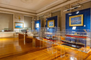 Bornova, Türkiye - 07 Ocak 2025: Arkas Denizcilik Tarihi Merkezi İzmir 'de