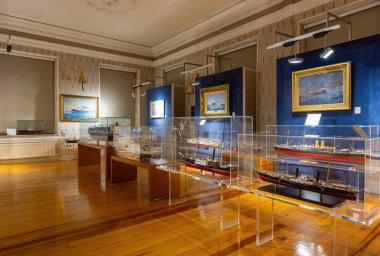 Bornova, Türkiye - 07 Ocak 2025: Arkas Denizcilik Tarihi Merkezi İzmir 'de