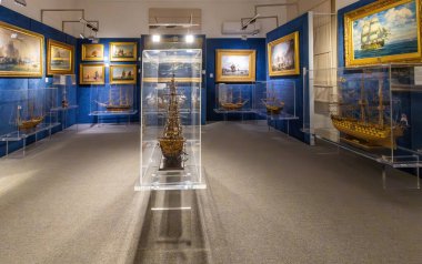 Bornova, Türkiye - 07 Ocak 2025: Arkas Denizcilik Tarihi Merkezi İzmir 'de