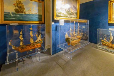 Bornova, Türkiye - 07 Ocak 2025: Arkas Denizcilik Tarihi Merkezi İzmir 'de