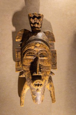 Türkiye - İzmir 11.01.2025: Maske Müzesi İzmir, Türkiye 'de bulunan bir müzedir.