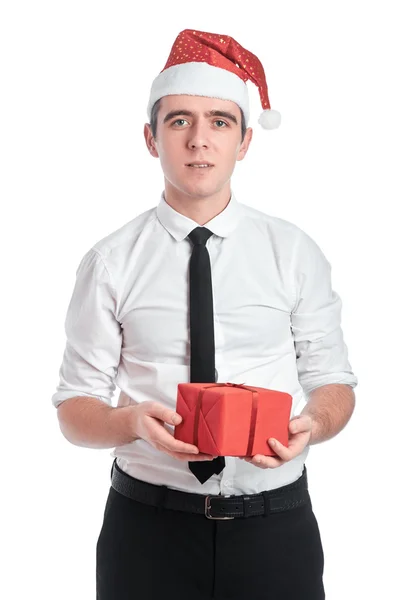 Man in winter hat — Stock Photo, Image