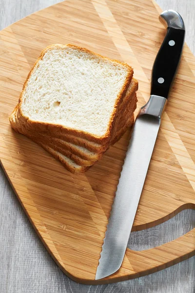 Toasty a nůž — Stock fotografie