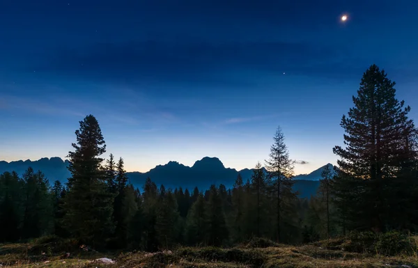 Krajobraz włoskie Dolomity — Zdjęcie stockowe