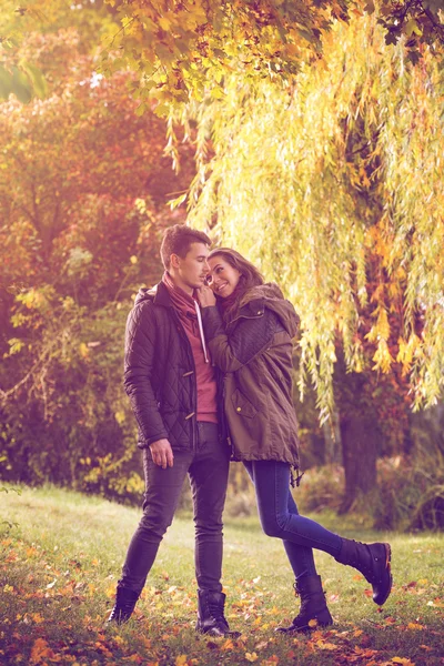 Abrazando pareja besándose — Foto de Stock