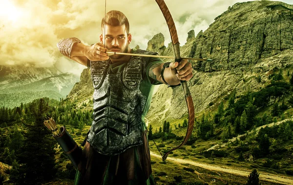 Profesyonel erkek okçuluk hedef avcılık