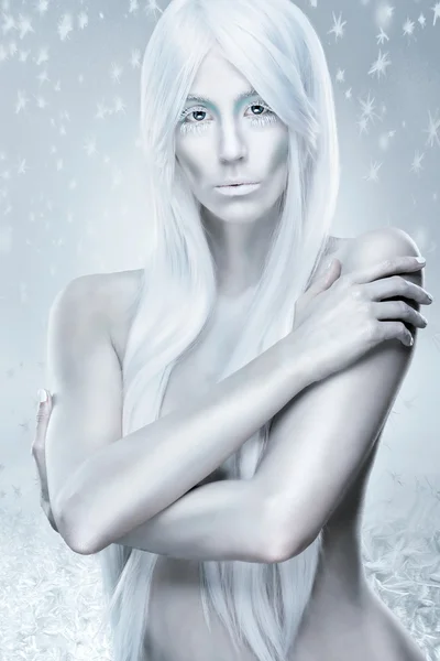 Vackra ice queen — Stockfoto