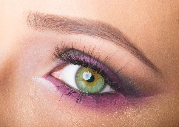 Eye with beautiful  makeup Stock Picture