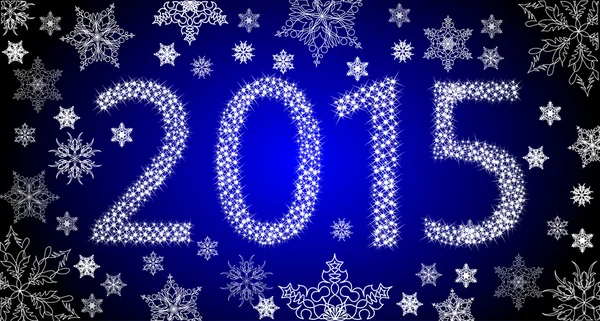 Feliz año nuevo 2015 — Archivo Imágenes Vectoriales