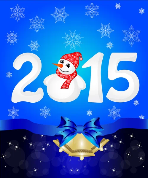 Feliz año nuevo 2015 — Vector de stock