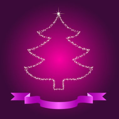 Yılbaşı ağacı yıldız dan