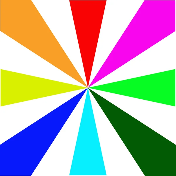 Color Spectrum Bars Background — Stock Vector