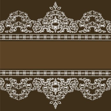 Vintage süs arka plan