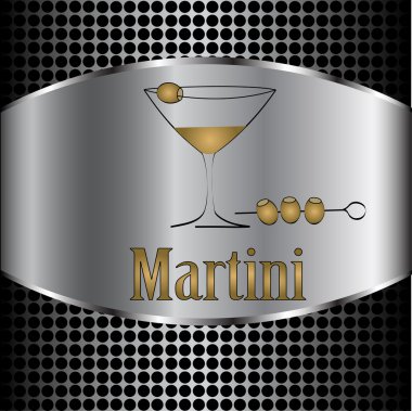 Martini cam tasarımı menü arka plan