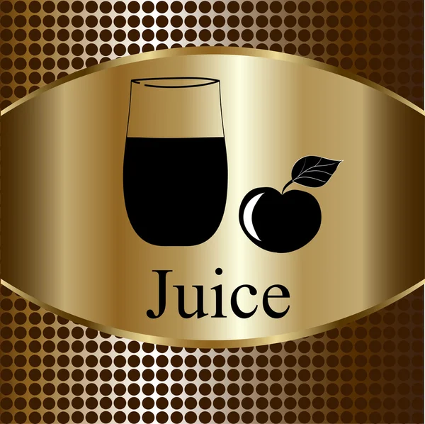 Symboles de jus de fruits — Image vectorielle