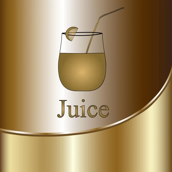 Symboles de jus de fruits — Image vectorielle