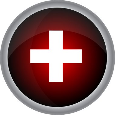 Ambulans işareti düz tasarım