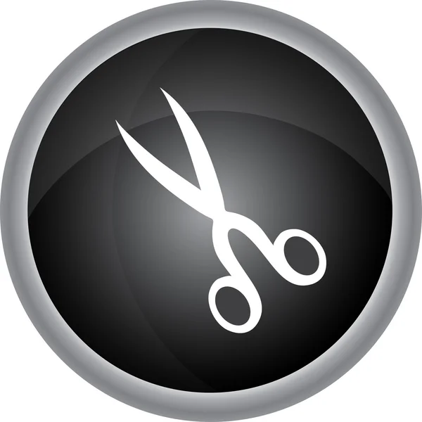 Scissors in flat design — Stock Vector