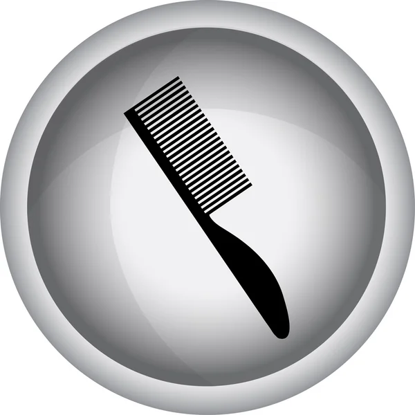 Hairdressing object icon — Stock Vector