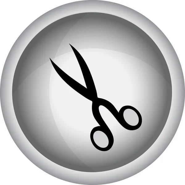 Scissors in flat design — Stock Vector