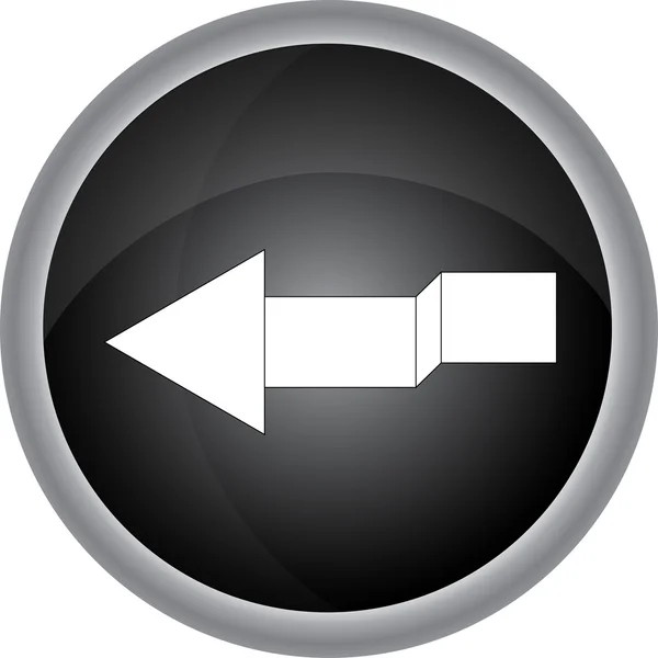 Знак кнопку зі стрілкою — стоковий вектор