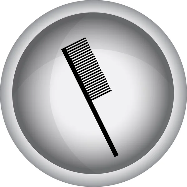 Hairdressing object icon — Stock Vector