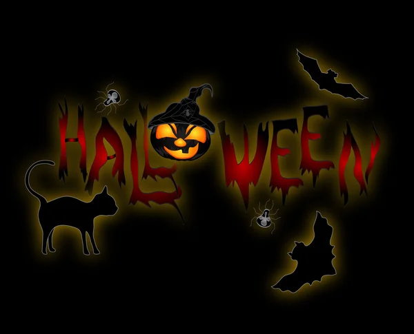 Vackra Halloween banner — Stock vektor