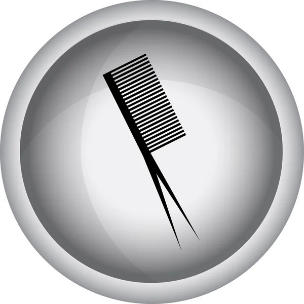 Hairdressing object icon — Stock Vector