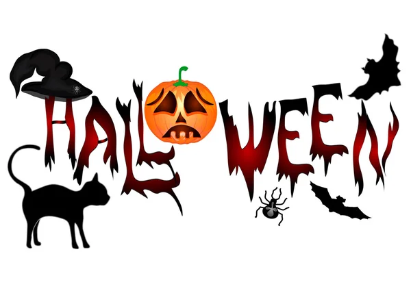 Belle bannière Halloween — Image vectorielle