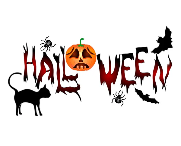 Vackra Halloween banner — Stock vektor