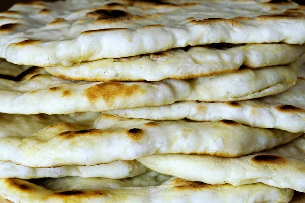 Pane Biologico Fatto Modo Tradizionale — Foto Stock