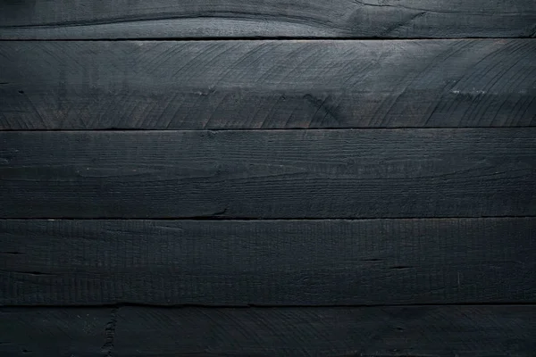 Zwarte Houten Achtergrond Donker Houten Textuur — Stockfoto