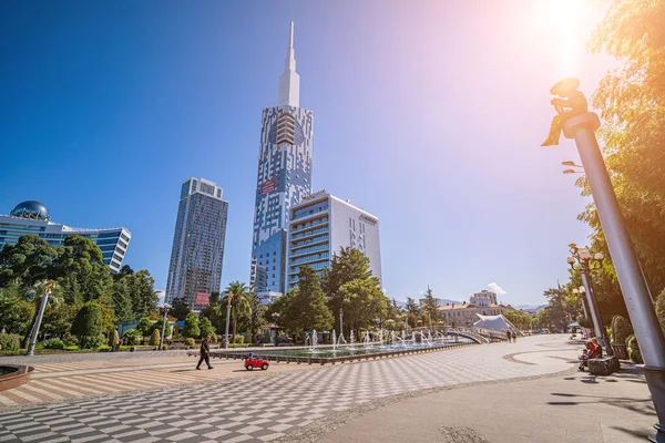 Batumi Adjara Georgia Září2019 Cityscape Centru Letoviska Batumi Jasném Slunečném — Stock fotografie