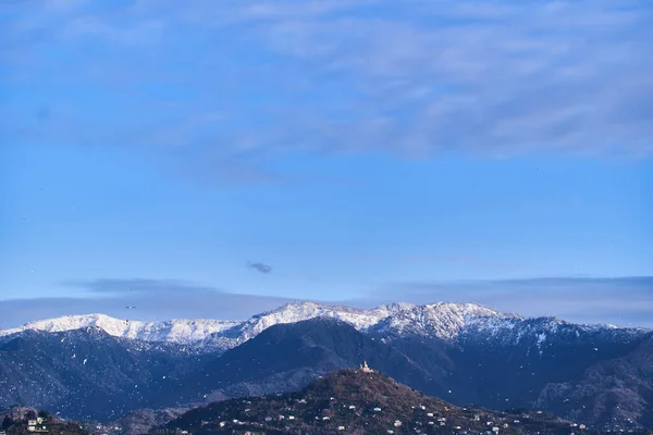 Landschaft Majestätischer Hoher Schneebedeckter Berggipfel Kaukasus Batumi — Stockfoto